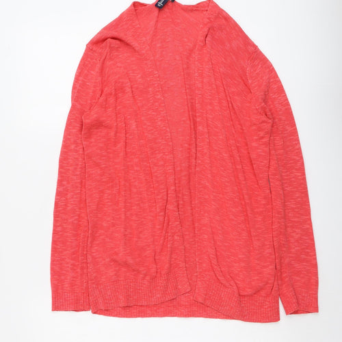 Gap Womens Pink V-Neck Cotton Cardigan Jumper Size M
