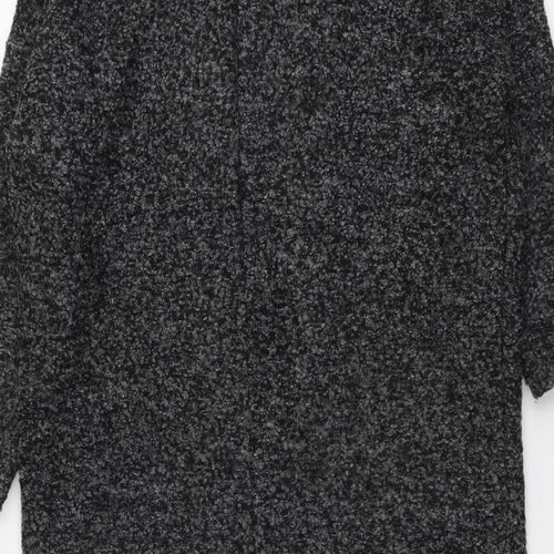 H&M Womens Grey V-Neck Acrylic Cardigan Jumper Size S