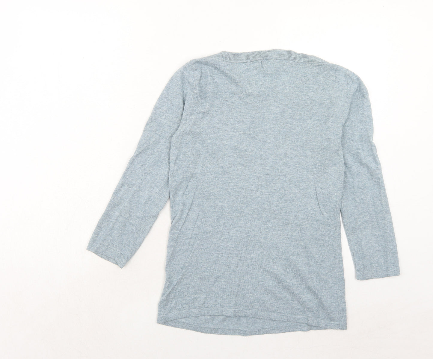 NEXT Womens Blue Round Neck Cotton Pullover Jumper Size 8