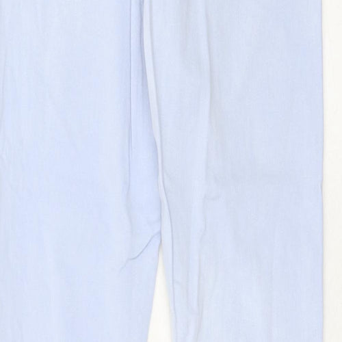 Topshop Womens Blue Cotton Skinny Jeans Size 30 in L32 in Regular Zip