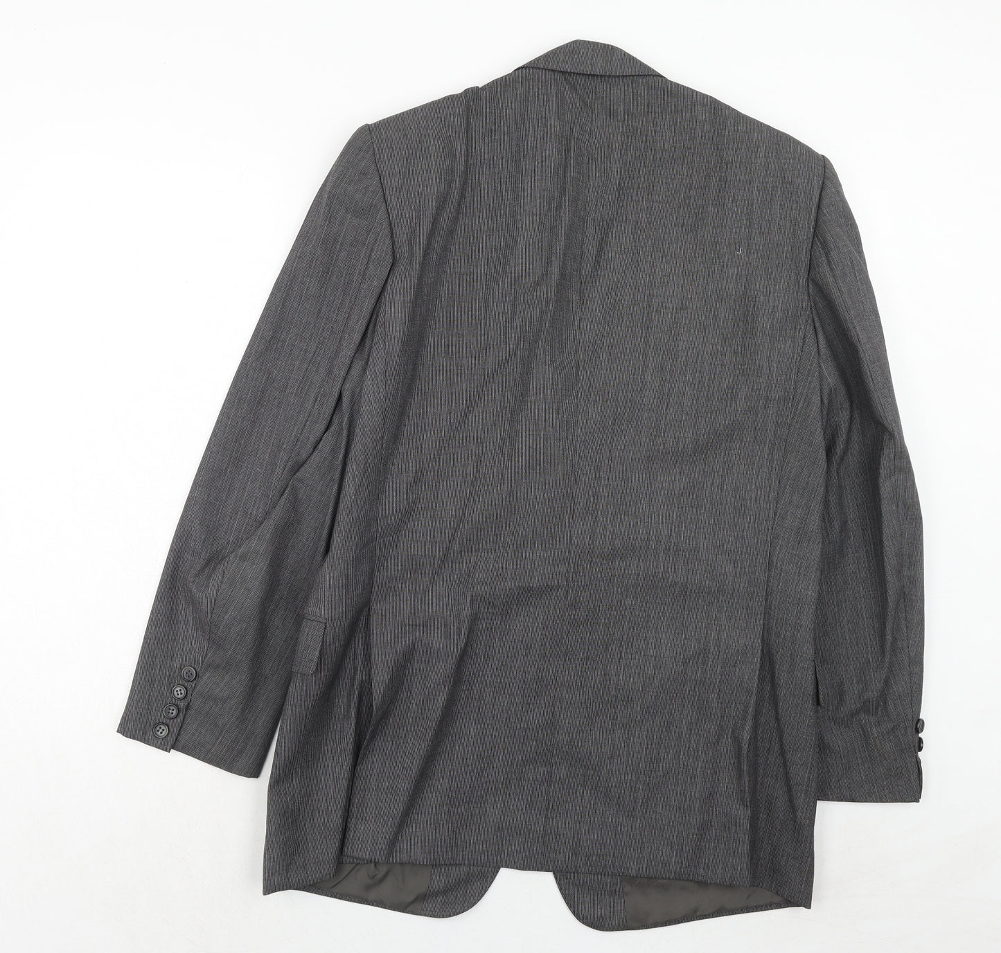St Michael Mens Grey Wool Jacket Suit Jacket Size 42 Regular