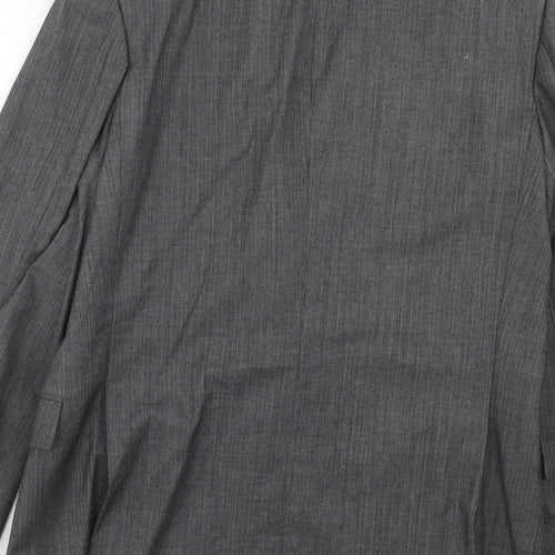 St Michael Mens Grey Wool Jacket Suit Jacket Size 42 Regular