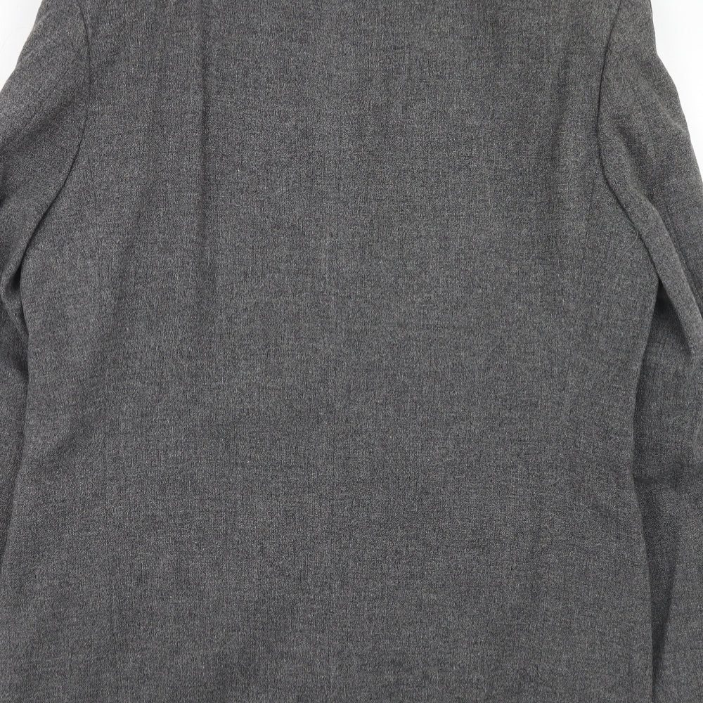 Marks and Spencer Mens Grey Wool Jacket Blazer Size 42 Regular