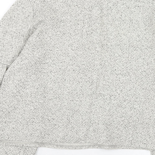 Marks and Spencer Womens Grey Round Neck Acrylic Pullover Jumper Size 10