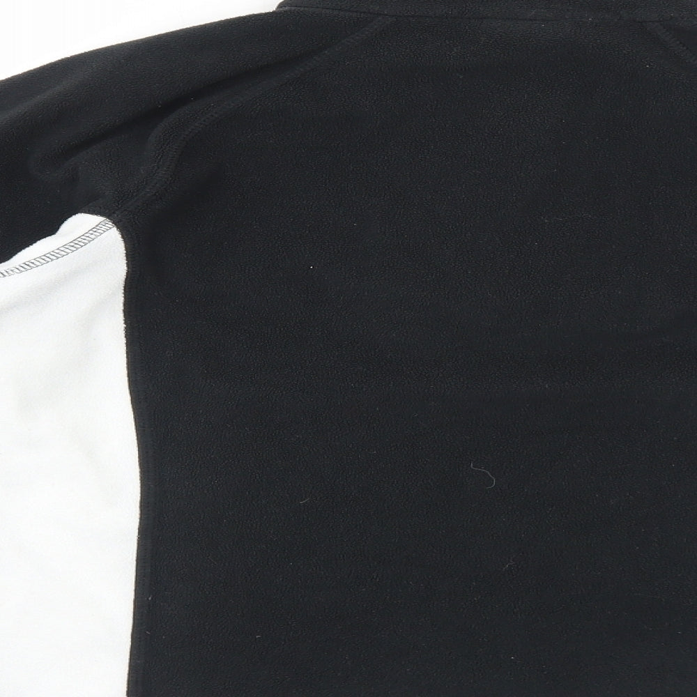 Trespass Womens Black Colourblock Polyester Pullover Sweatshirt Size S Zip
