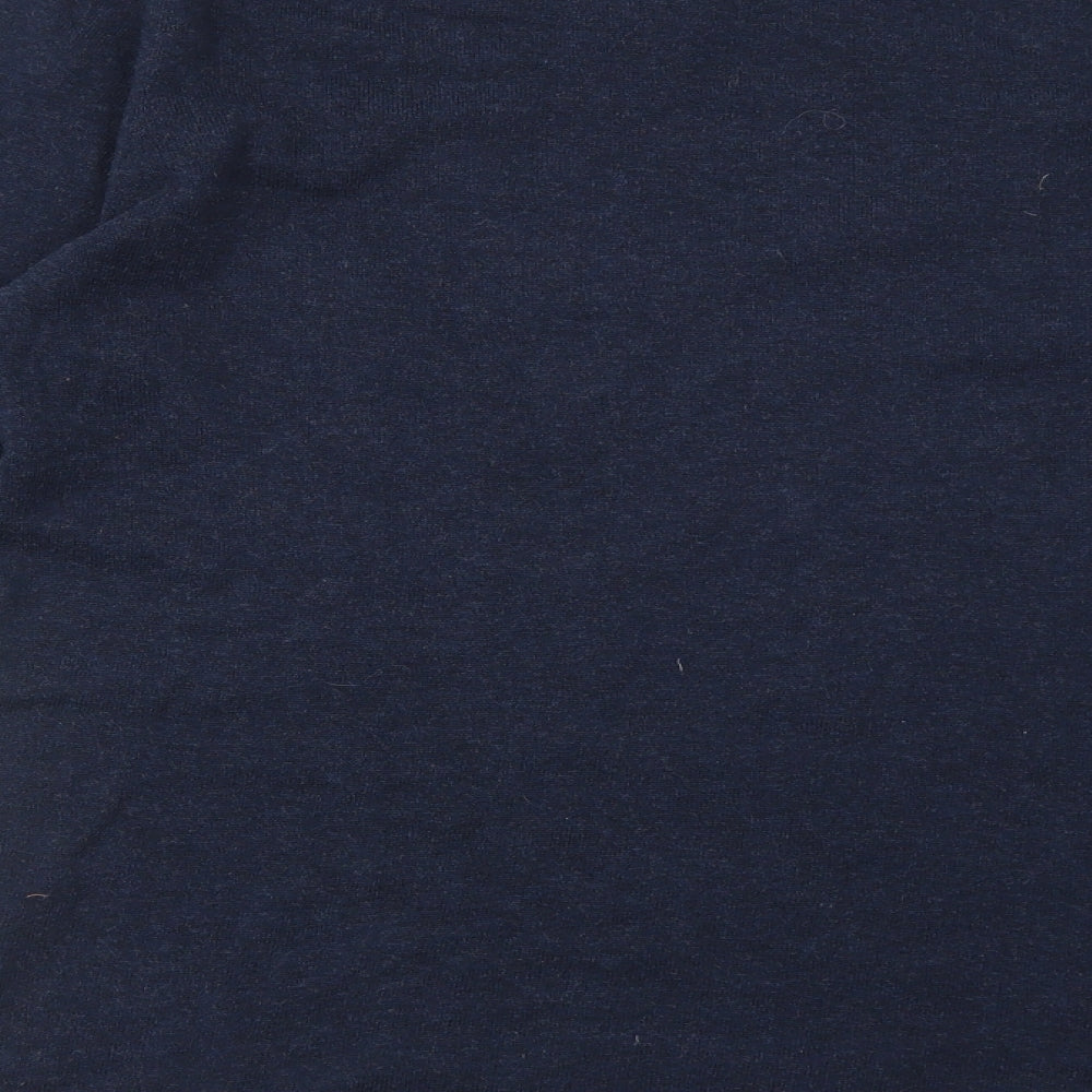 Tom Taylor Denim Mens Blue Round Neck Cotton Pullover Jumper Size M Long Sleeve