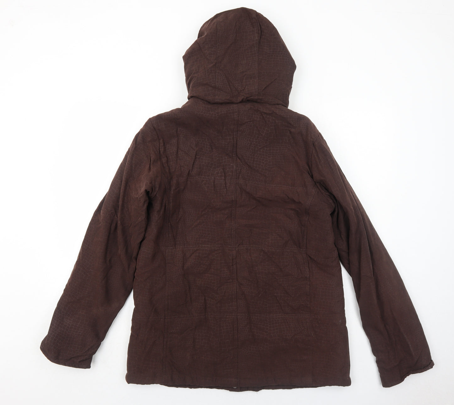 EWM Womens Brown Jacket Size 14 Zip