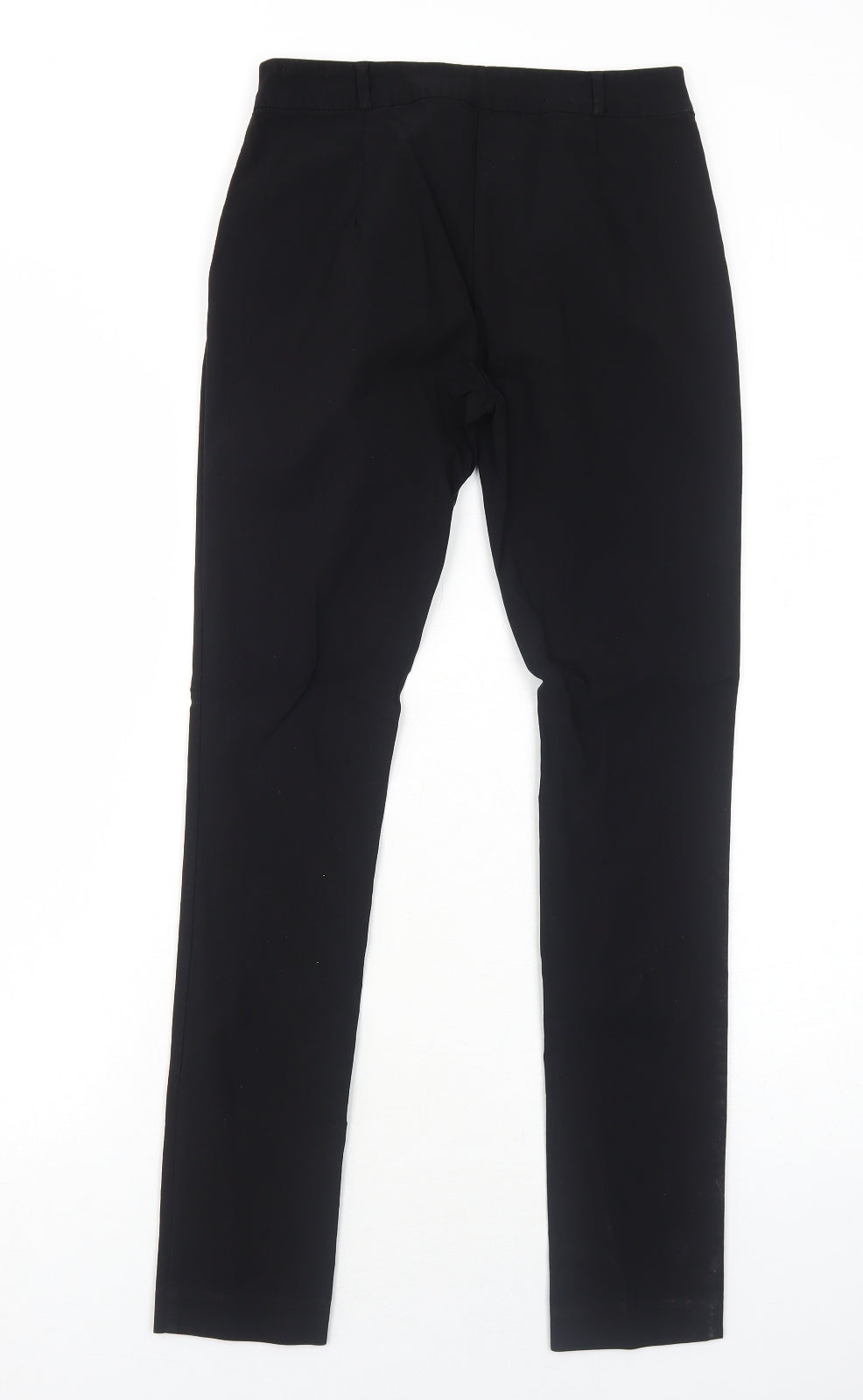 New Look Girls Black Viscose Capri Trousers Size 14 Years Regular Zip