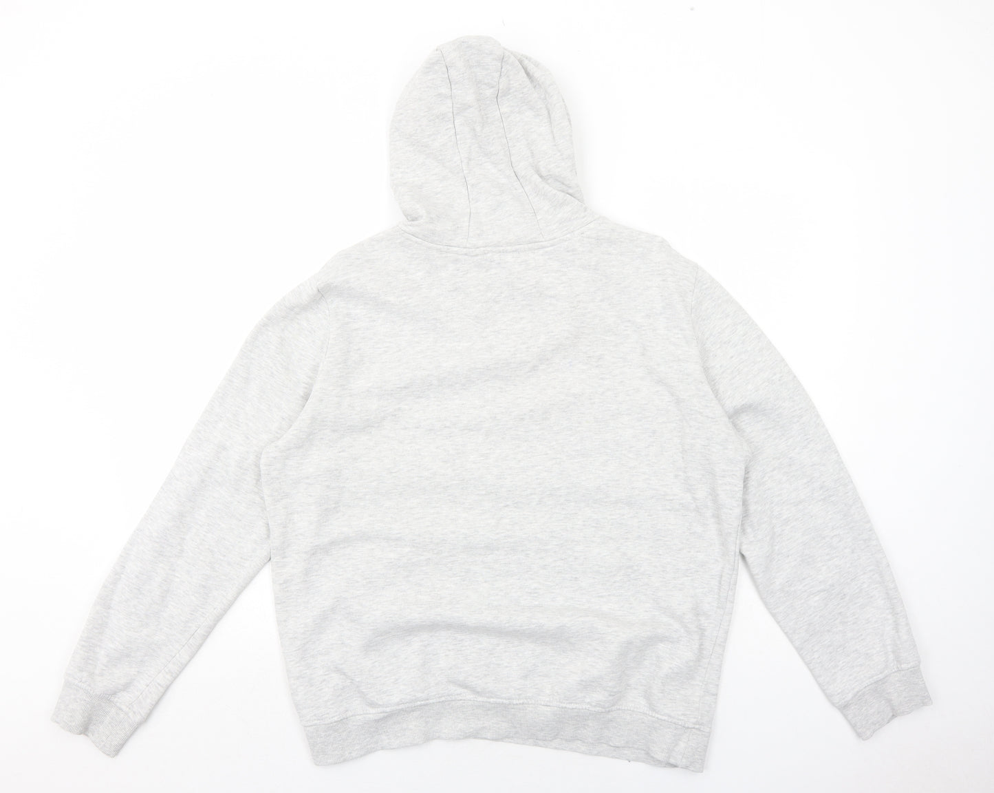 Brave Soul Womens Grey Cotton Pullover Hoodie Size L Pullover