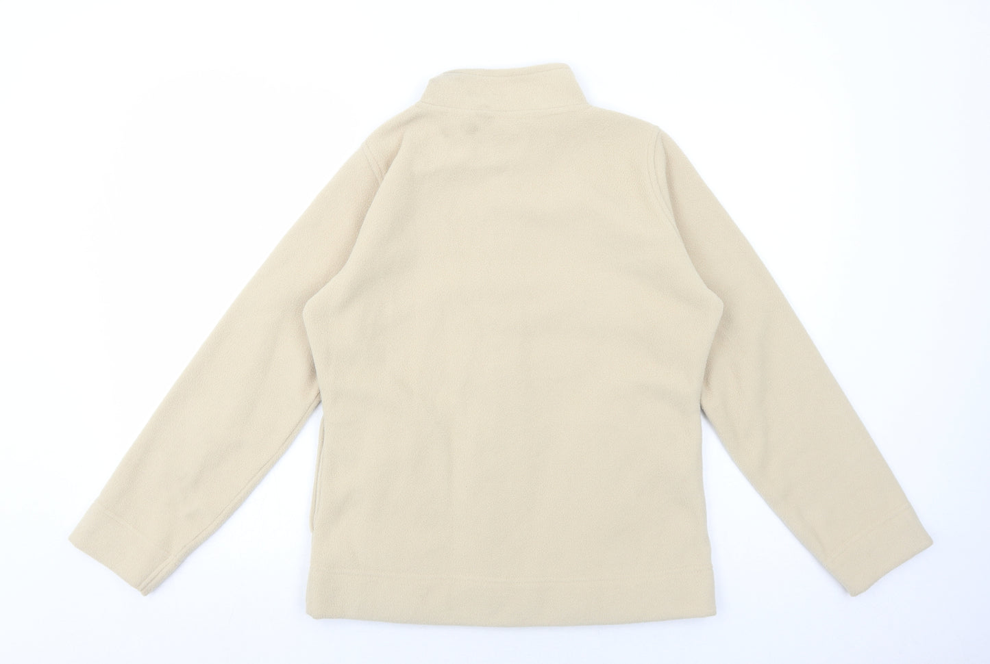 EWM Womens Beige Jacket Size 10 Zip - Size 10-12