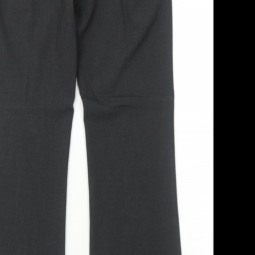 Marks and Spencer Womens Grey Polyester Dress Pants Trousers Size 12 Regular Zip