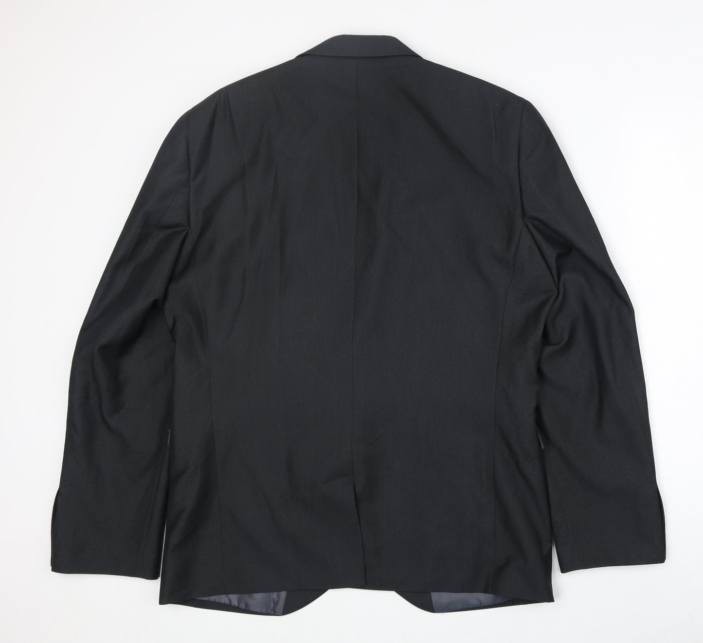 NEXT Mens Grey Polyester Jacket Suit Jacket Size 42 Regular