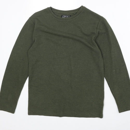 NEXT Boys Green Cotton Pullover Sweatshirt Size 11 Years Pullover