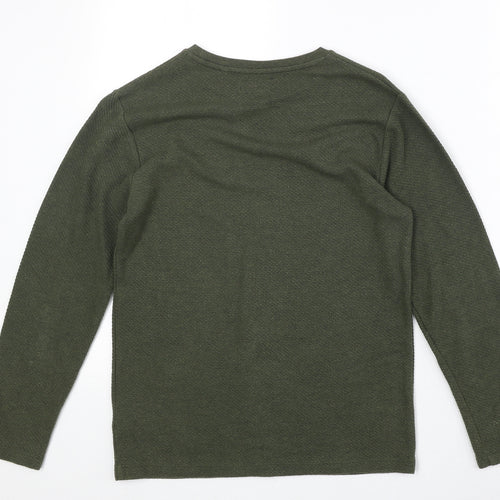 NEXT Boys Green Cotton Pullover Sweatshirt Size 11 Years Pullover