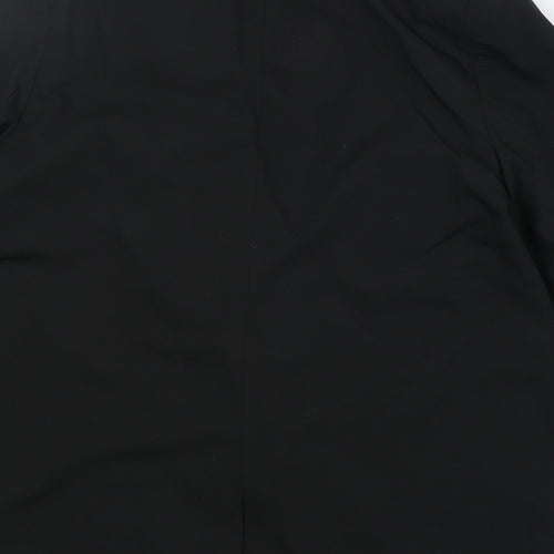 Caspsule Womens Black Polyester Jacket Suit Jacket Size 14