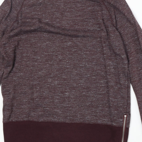 Gap Womens Red Round Neck Cotton Pullover Jumper Size M