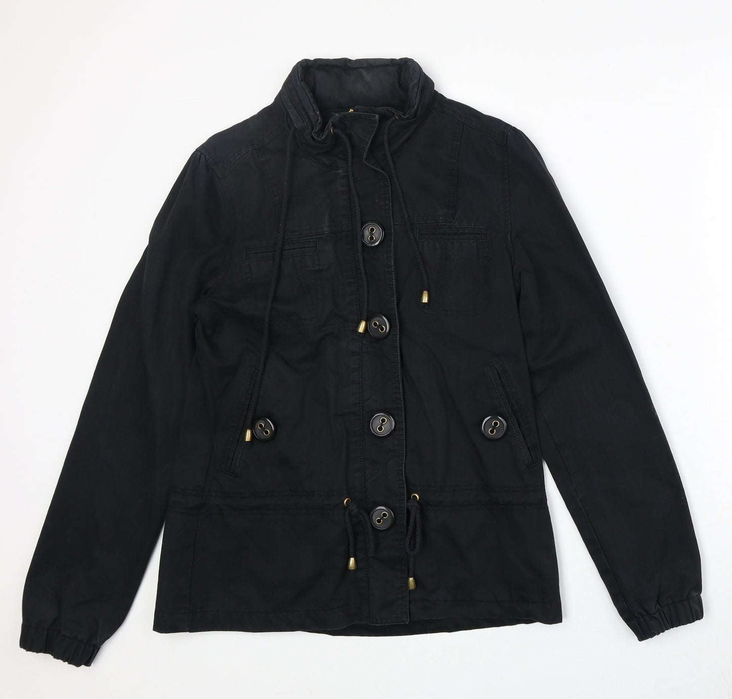 Review Womens Black Jacket Size M Zip