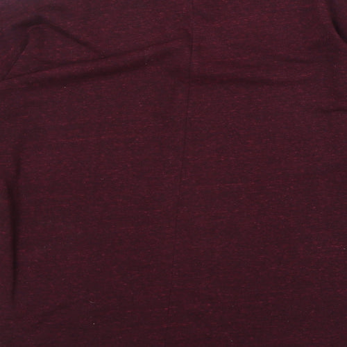 H&M Womens Red Cotton Pullover Sweatshirt Size S Pullover