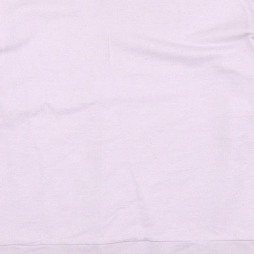 I SAW IT FIRST Womens Purple Cotton Pullover Sweatshirt Size S Pullover