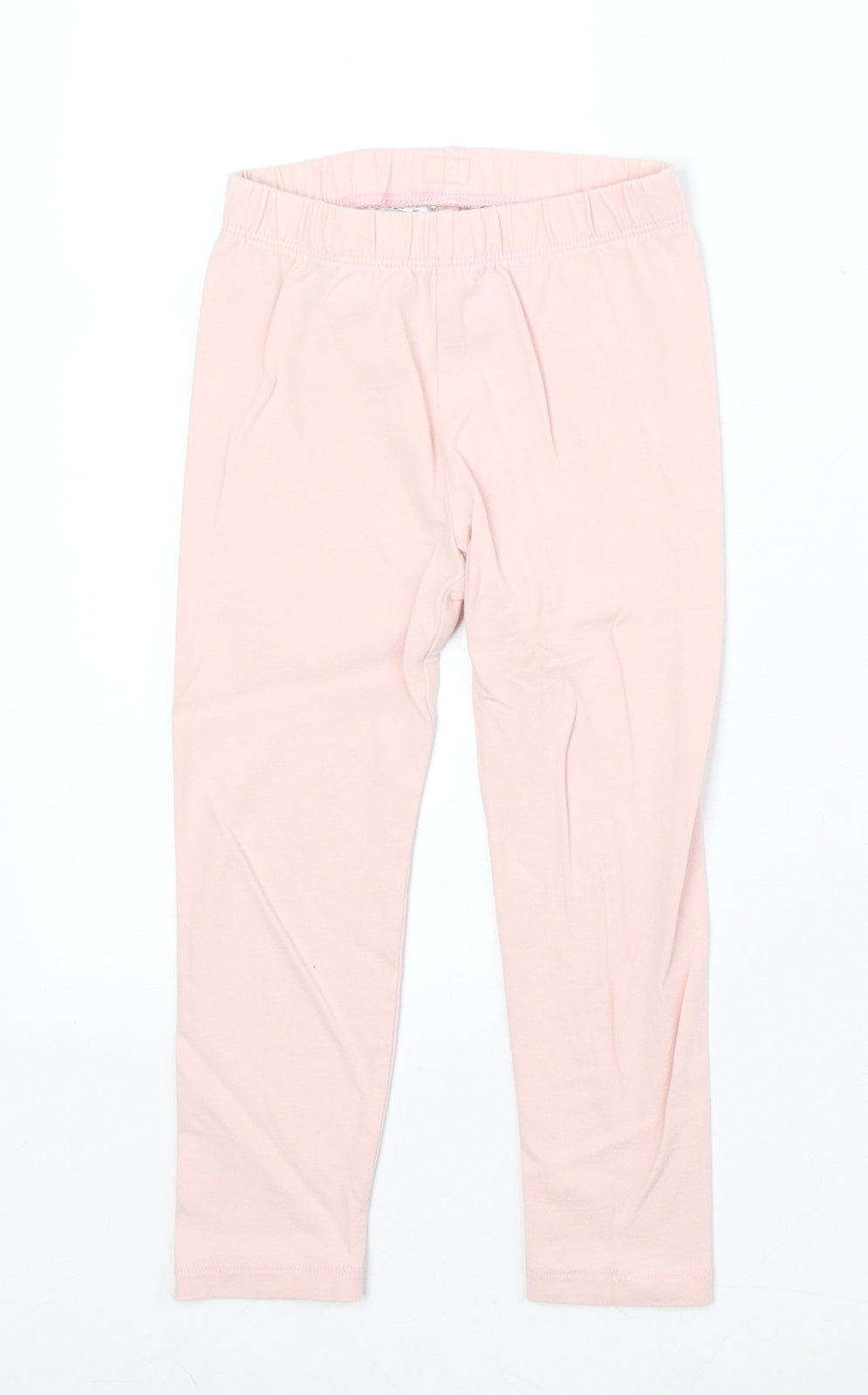 Gap Girls Pink Cotton Jogger Trousers Size 3 Years Regular Pullover