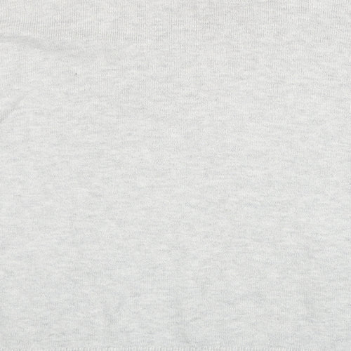 H&M Womens Grey Round Neck Acrylic Pullover Jumper Size M