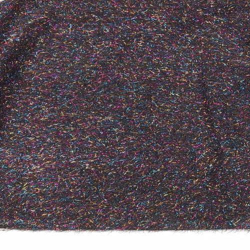Divided by H&M Womens Black Round Neck Polyester Pullover Jumper Size M