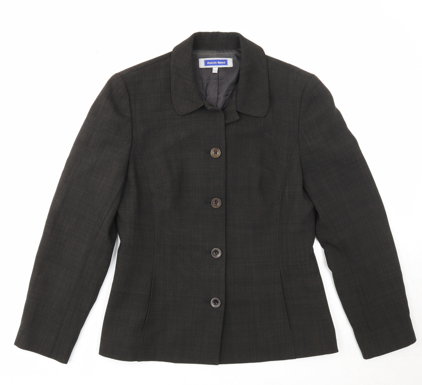 Austin Reed Womens Black Jacket Blazer Size 8 Button