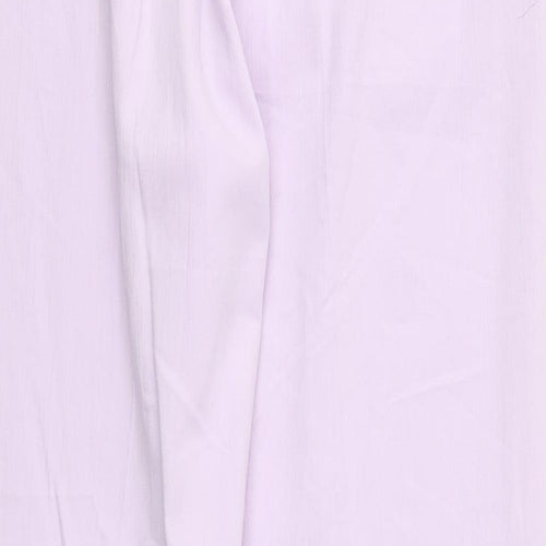 Paul Separates Womens Purple Polyester Trousers Size 12 Regular Zip