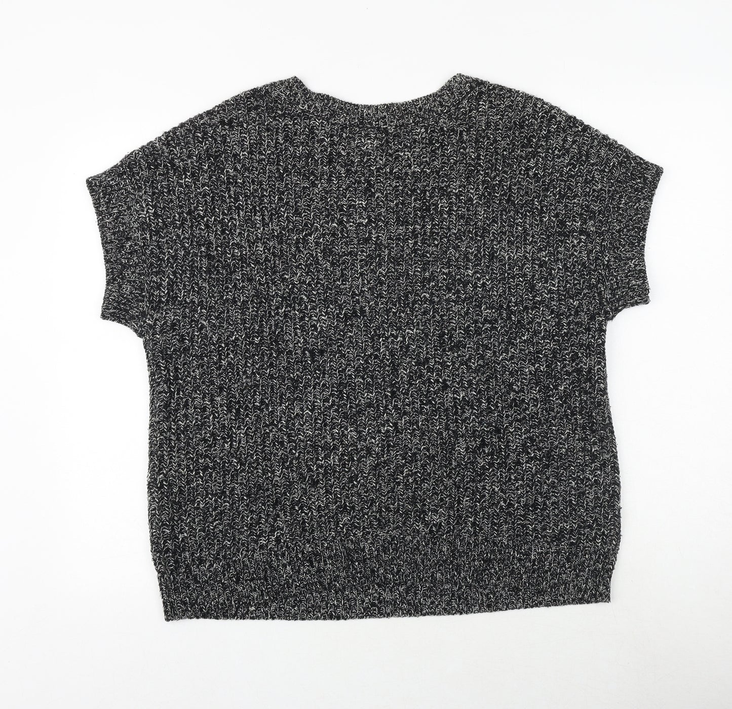 Hobbs Womens Black Boat Neck Wool Pullover Jumper Size 12