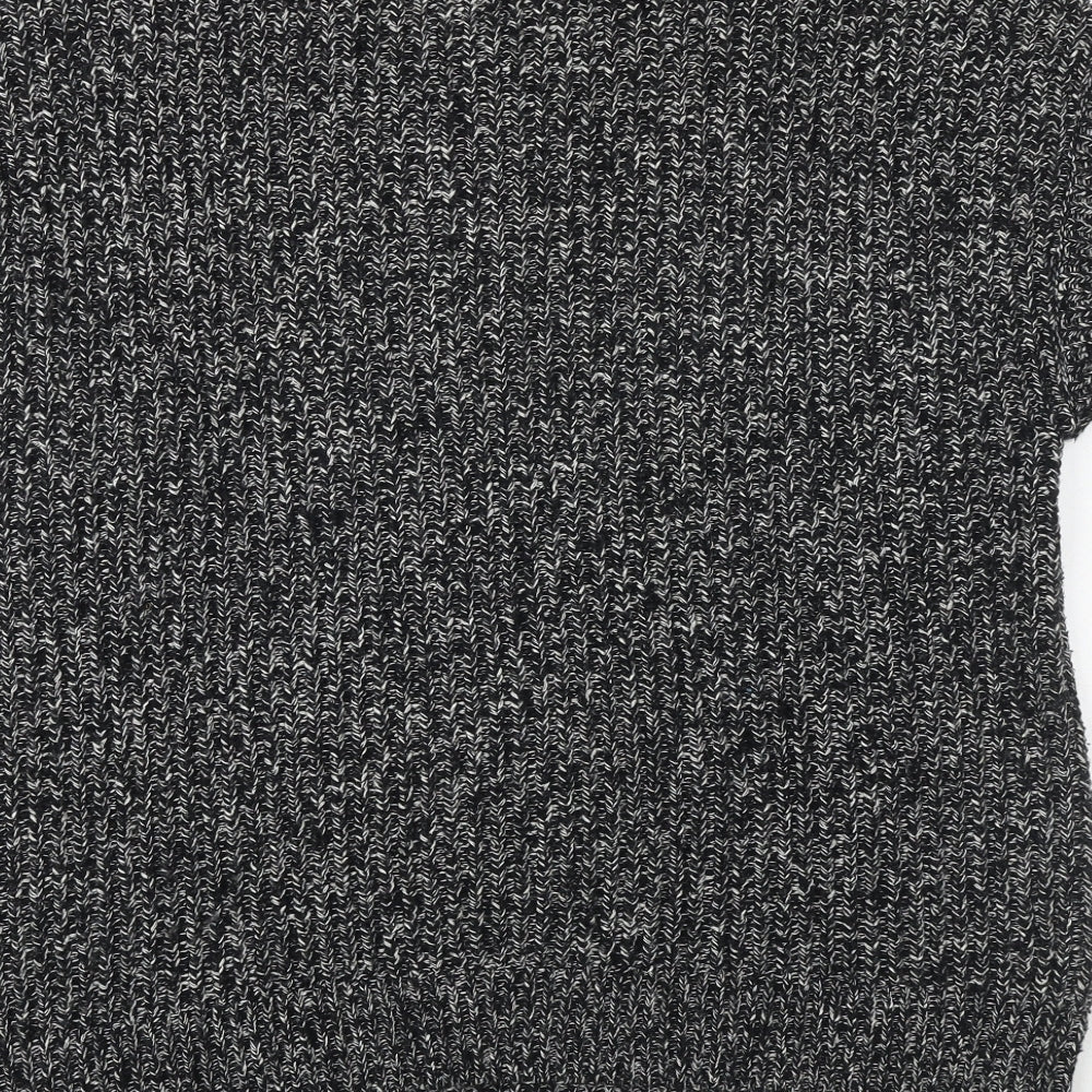 Hobbs Womens Black Boat Neck Wool Pullover Jumper Size 12