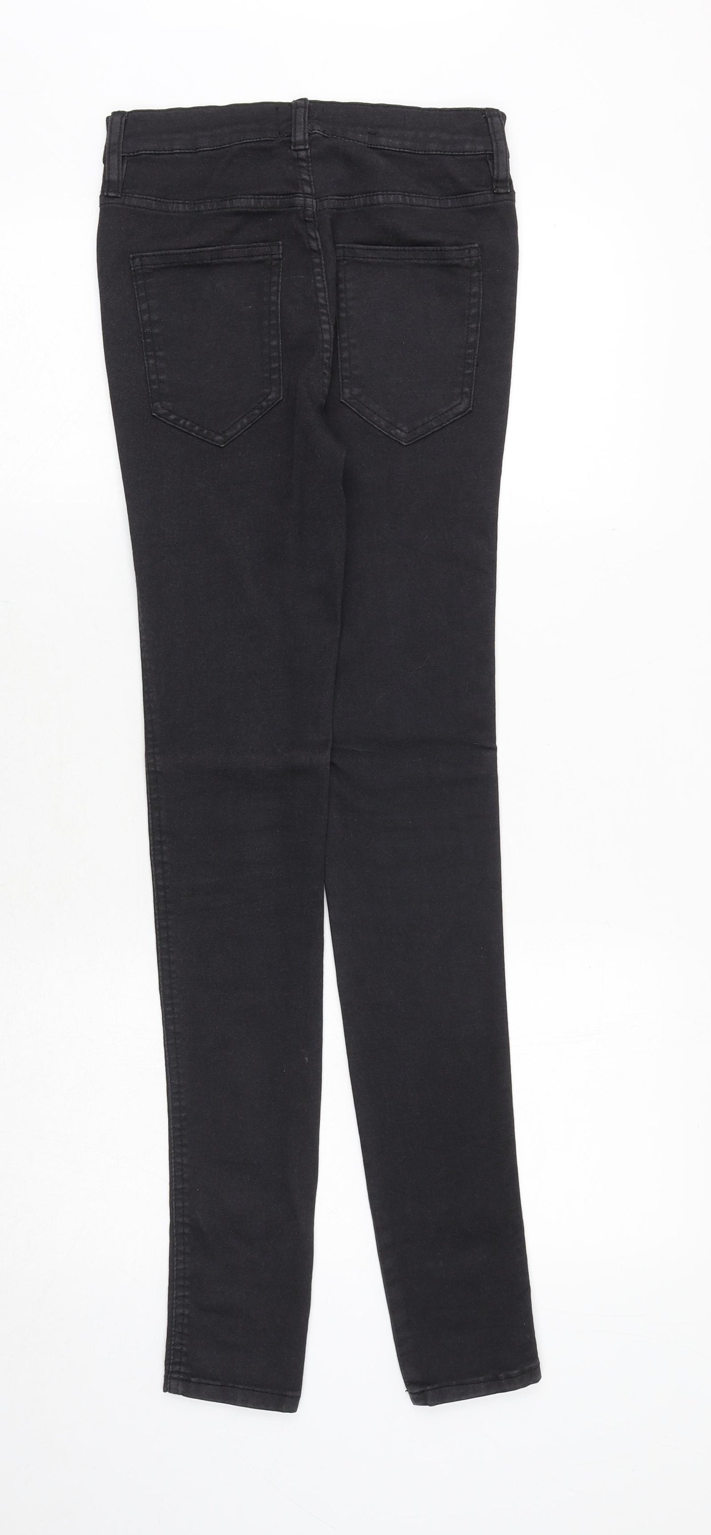 157 Womens Grey Cotton Skinny Jeans Size 25 in Slim Zip
