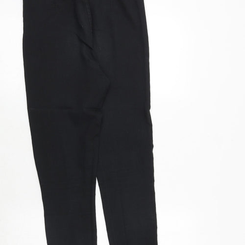 H&M Womens Grey Cotton Skinny Jeans Size 10 Regular Button