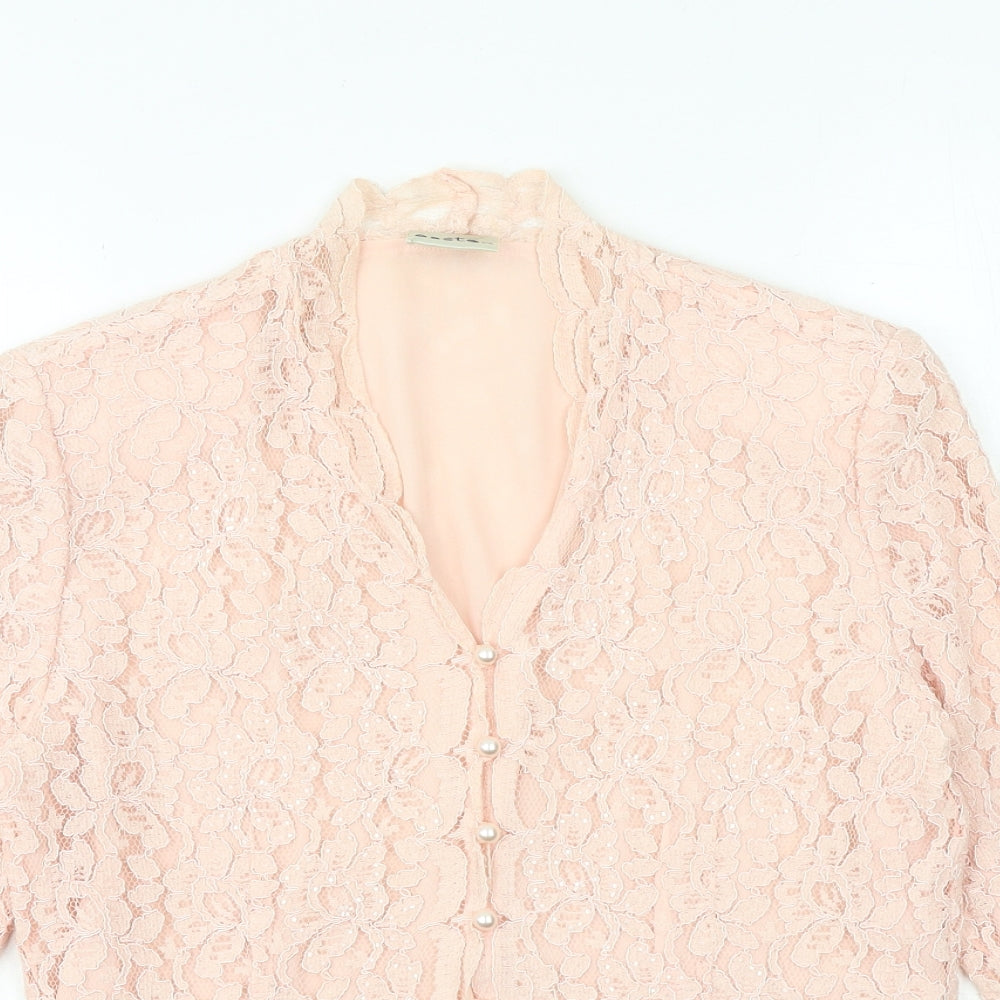 Eastex Womens Pink Jacket Blazer Size 12 Button