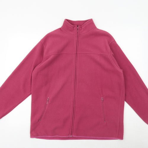 EWM Womens Pink Jacket Size M Zip