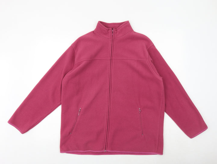 EWM Womens Pink Jacket Size M Zip