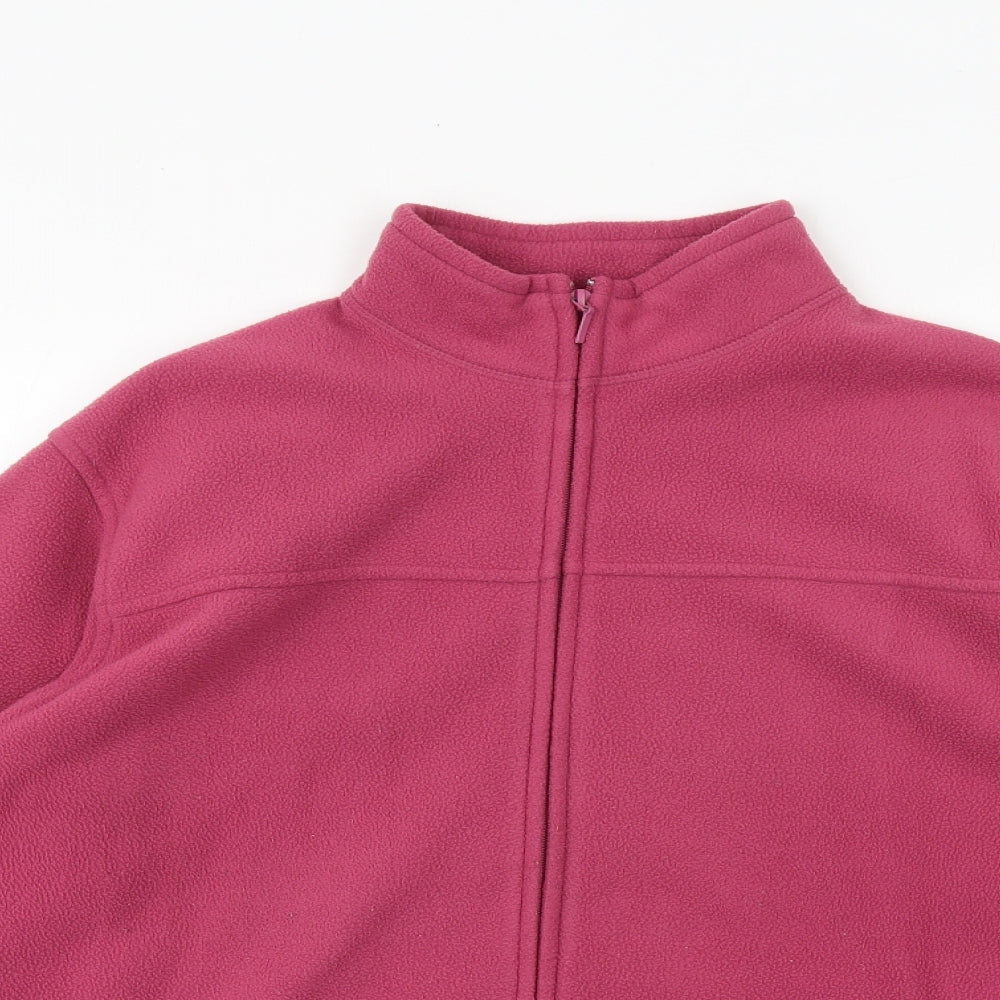 EWM Womens Pink Jacket Size M Zip