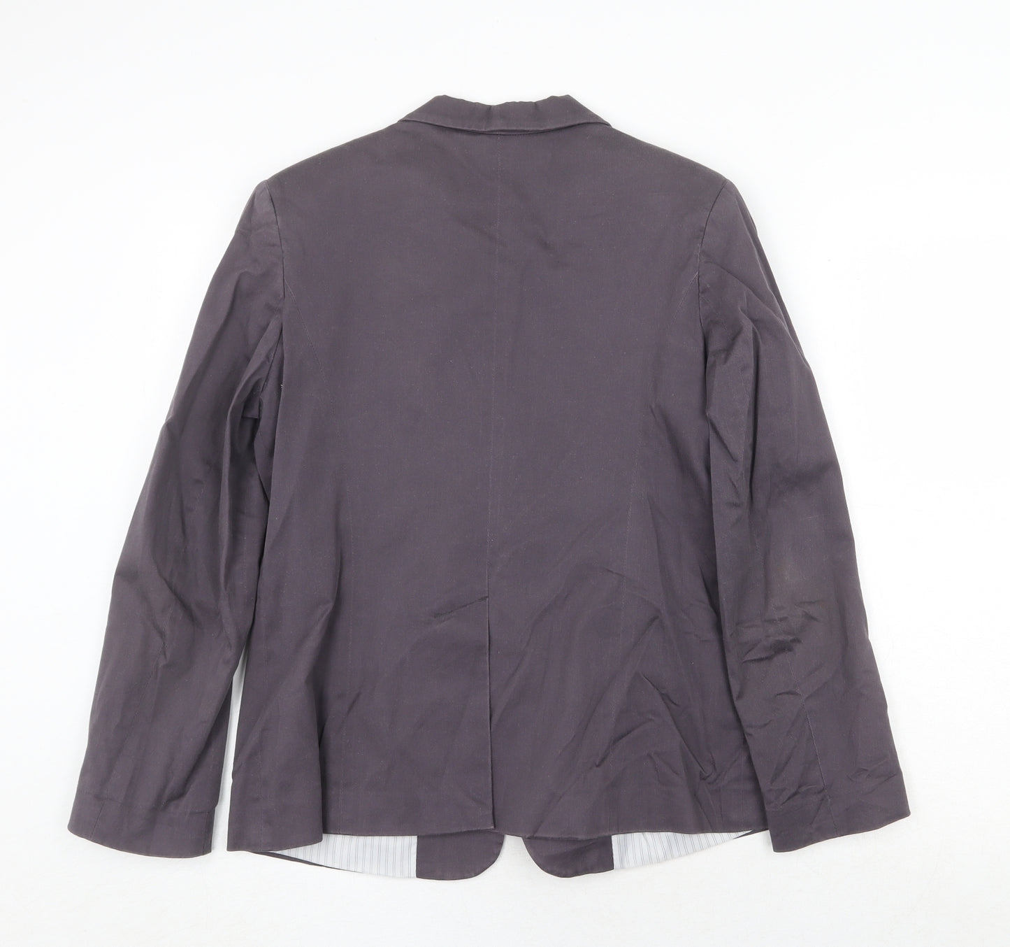 New Look Womens Grey Jacket Blazer Size 12 Button