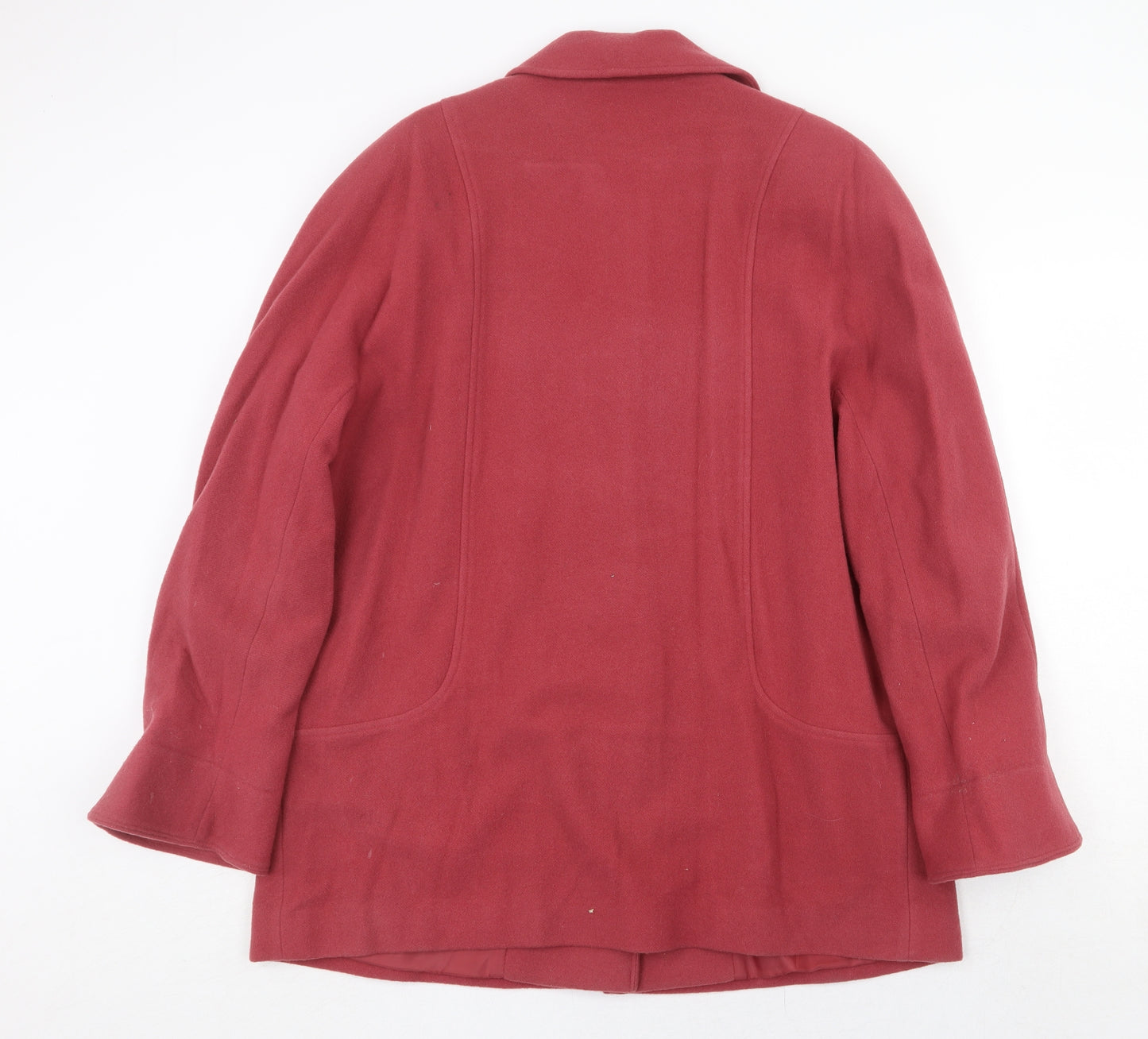 Eastex Womens Red Jacket Size 14 Button