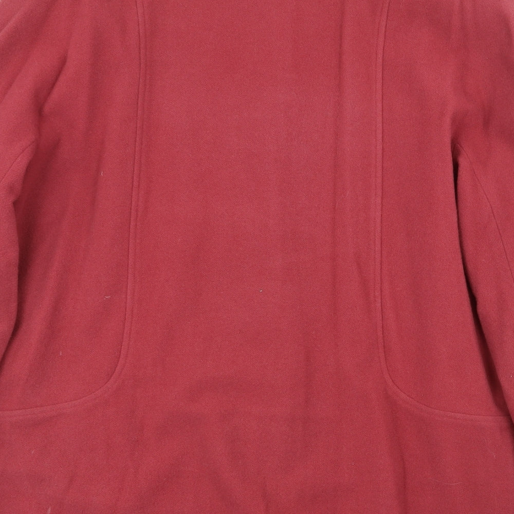 Eastex Womens Red Jacket Size 14 Button