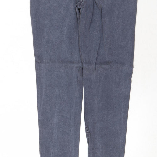 NEXT Womens Blue Cotton Skinny Jeans Size 8 Regular Zip