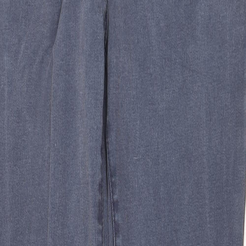 NEXT Womens Blue Cotton Skinny Jeans Size 8 Regular Zip