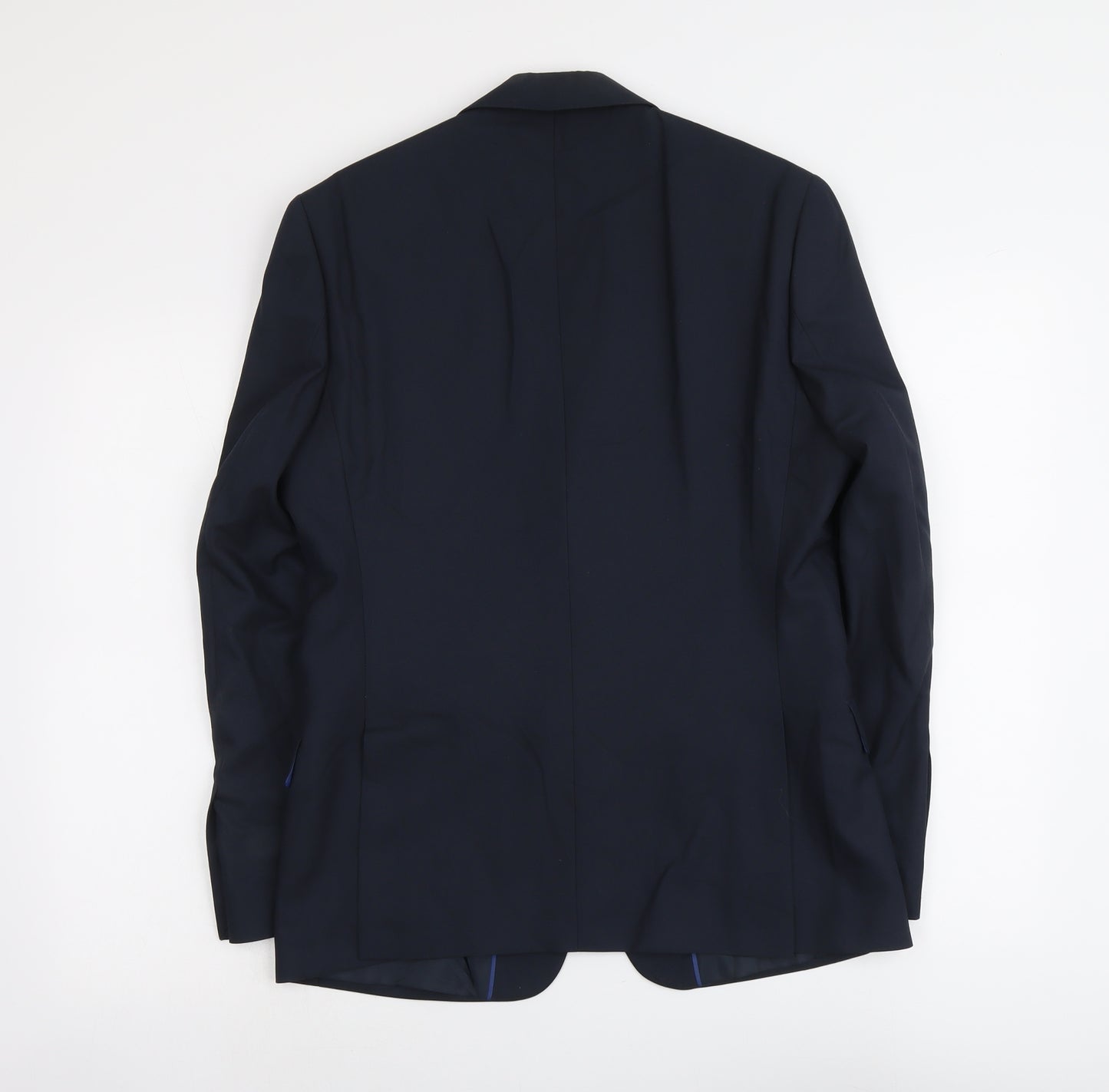 Marks and Spencer Mens Blue Polyester Jacket Suit Jacket Size M Regular