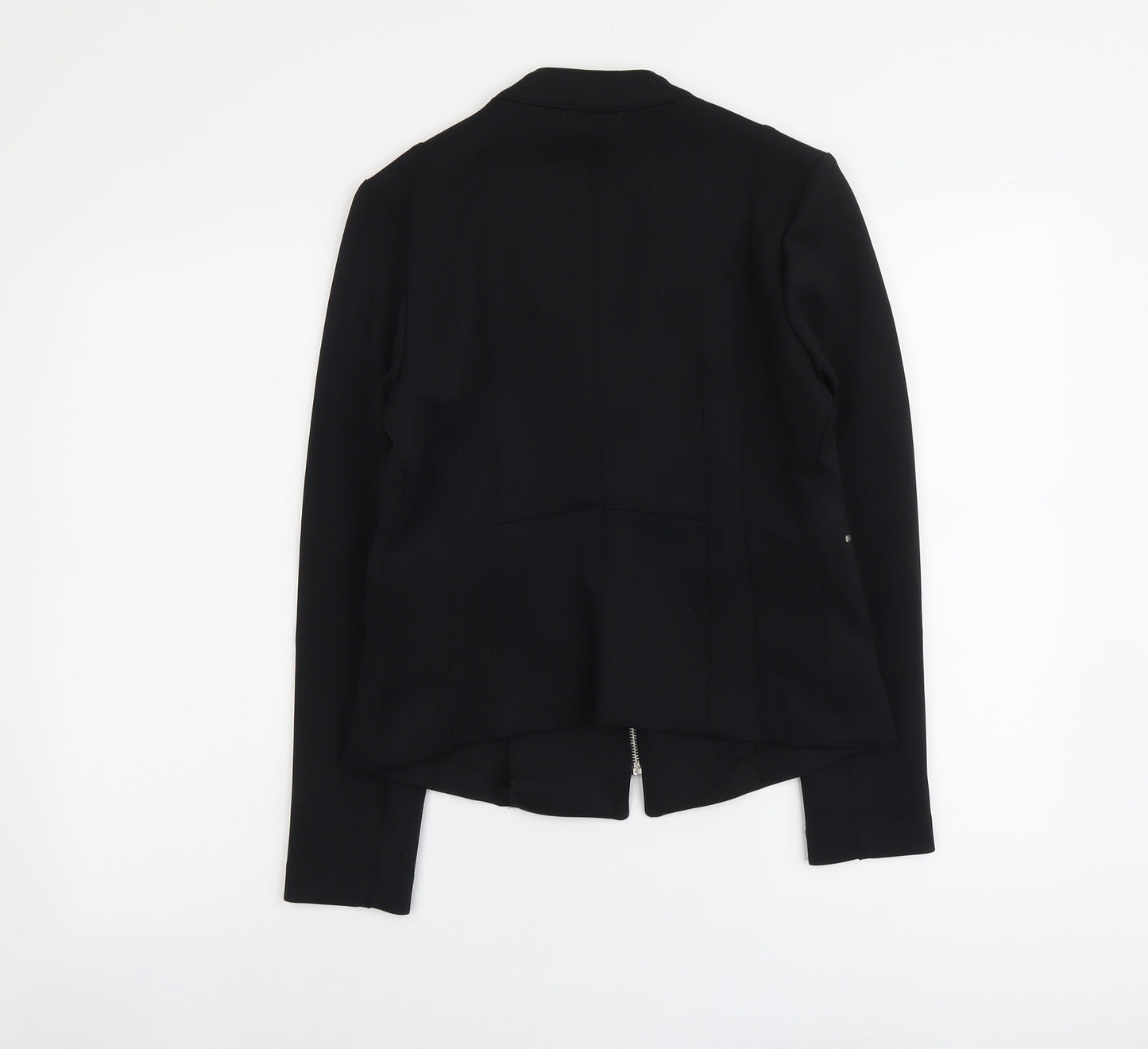 Woolworths Womens Black Jacket Blazer Size 14 Zip