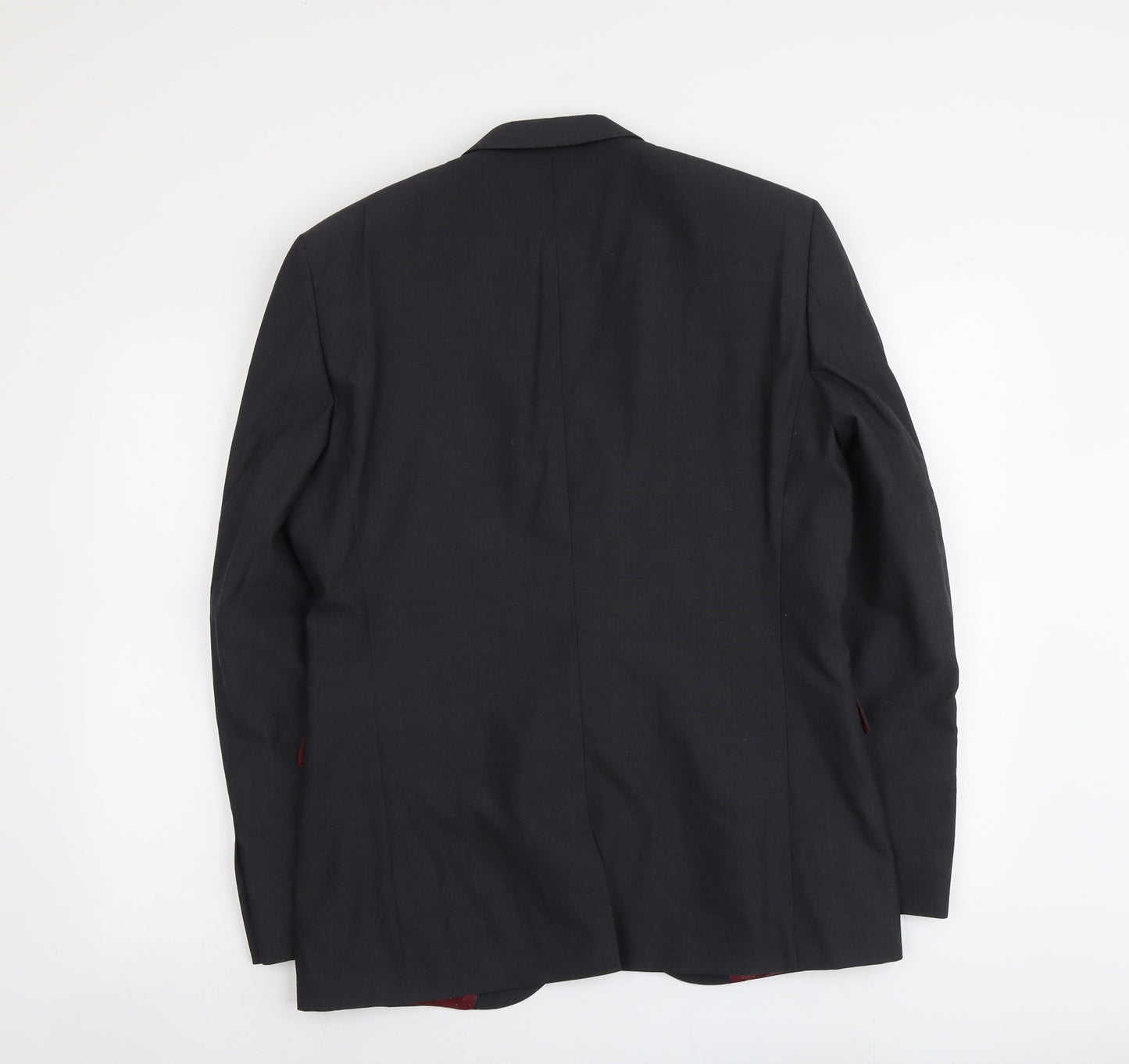 NEXT Mens Grey Wool Jacket Suit Jacket Size L Regular