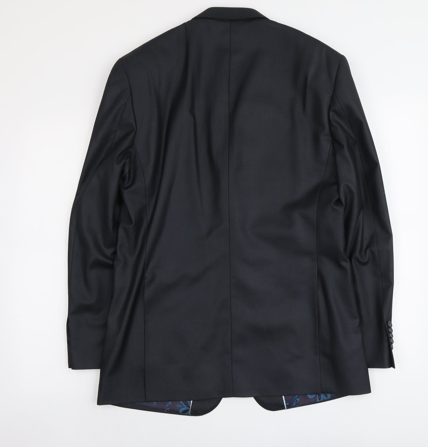 Milan Mens Grey Polyester Jacket Suit Jacket Size M Regular