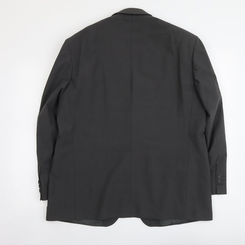 Marks and Spencer Mens Grey Polyester Jacket Suit Jacket Size L Regular