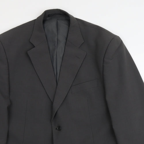 Marks and Spencer Mens Grey Polyester Jacket Suit Jacket Size L Regular