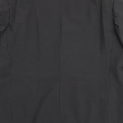 Marks and Spencer Mens Grey Polyester Jacket Suit Jacket Size L Regular
