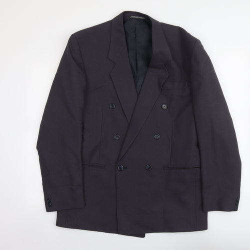 Lincroft Mens Blue Wool Jacket Suit Jacket Size 44 Regular