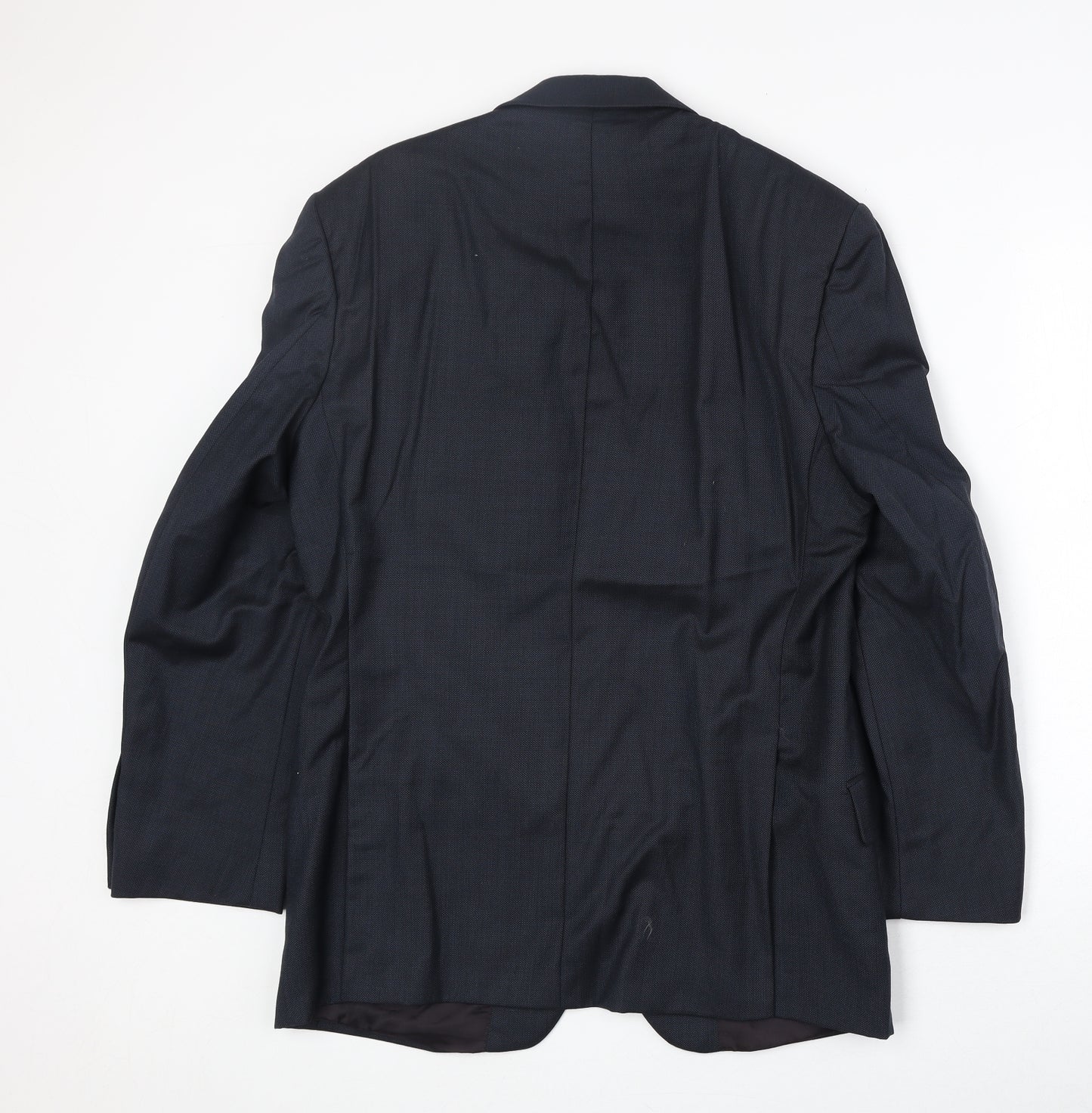Marks and Spencer Mens Blue Wool Jacket Suit Jacket Size 38 Regular